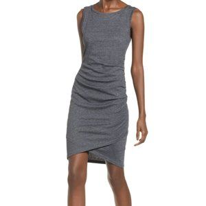 Leith Bodycon Ruched Dress (Grey)